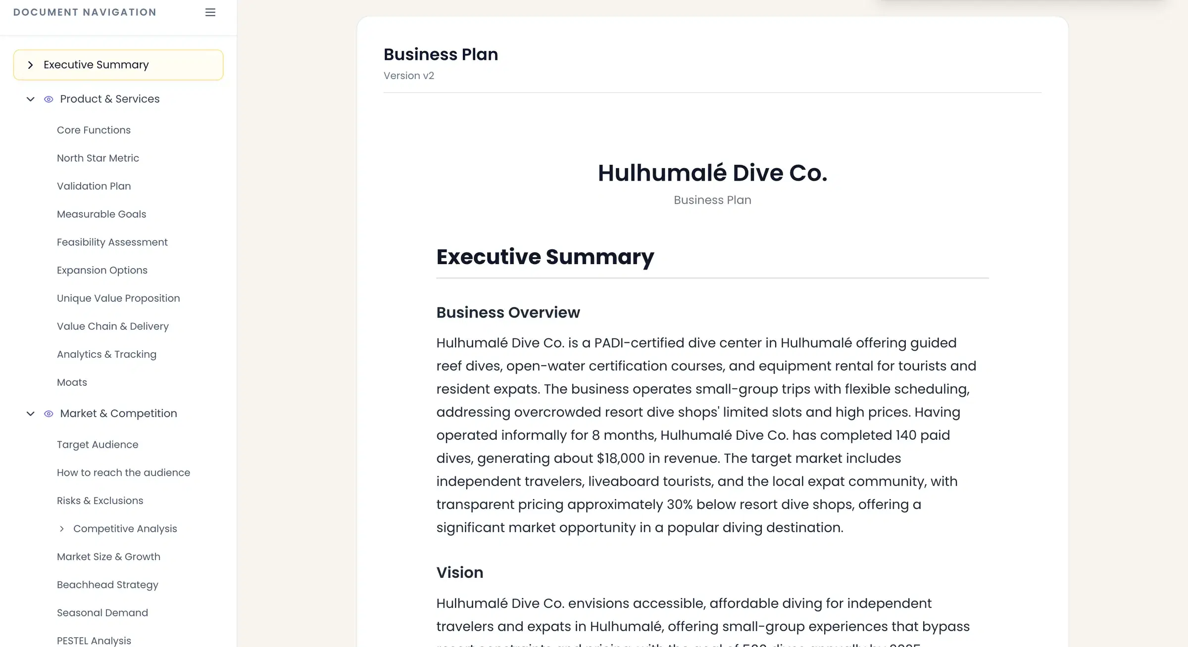 Editable Business Plan